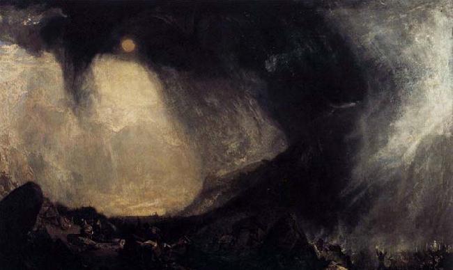Joseph Mallord William Turner Snow Storm, Hannibal and his Army Crossing the Alps oil painting image